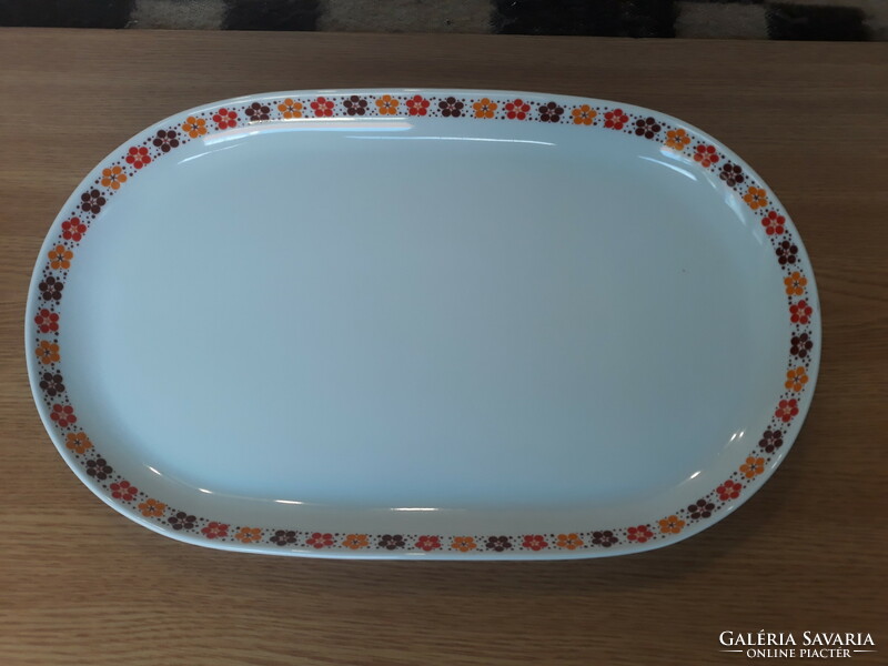 Large lowland porcelain canteen pattern steak plate, 39 cm
