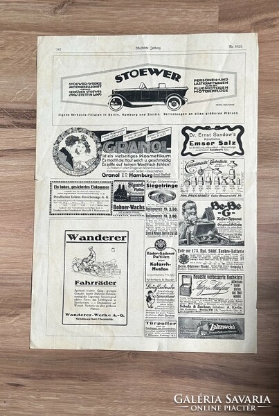 Illustrirte zeitung újság címlap