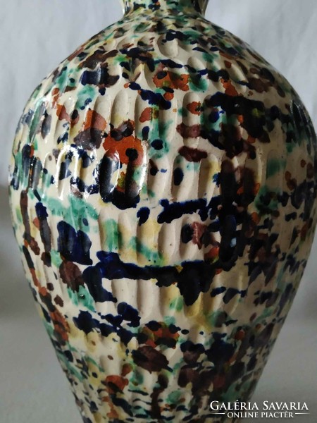 Retro kerámia váza, magassága 28 cm