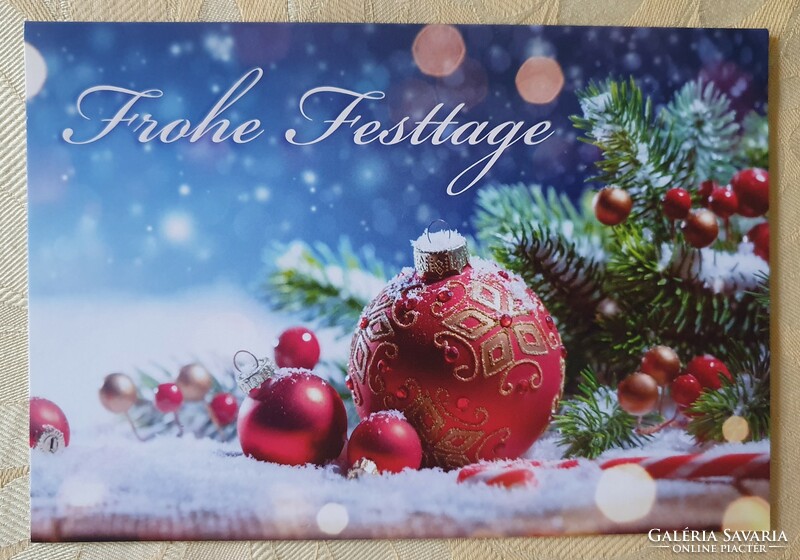 Karácsonyi és újévi képeslap postatiszta üdvözlőlap üdvözlőkártya levelezőlap