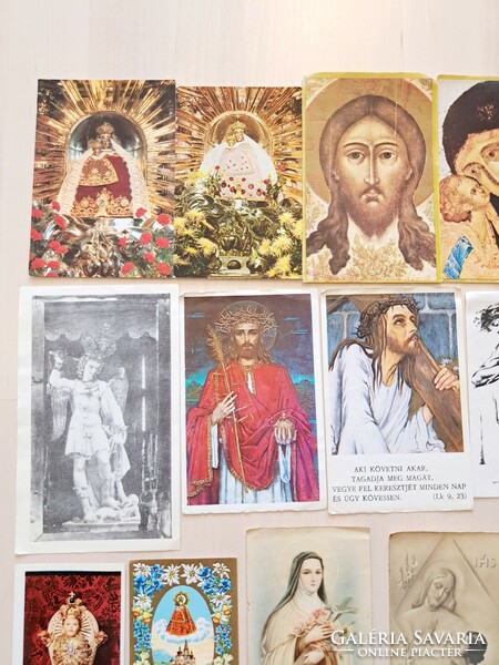 26 darab szentkép, imakép imakönyvbe 1918-tól a 80-as évekig, egyben
