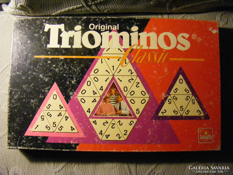 Retro  Original Triominos Classic társasjáték