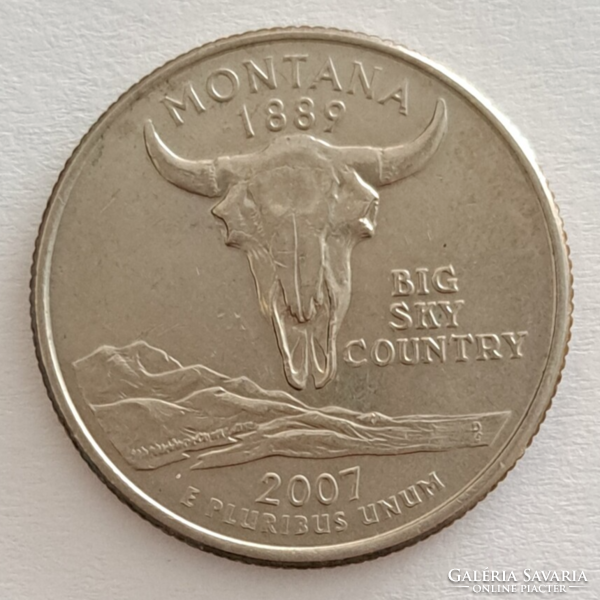 2007 Montana Commemorative USA Quarter Dollar 