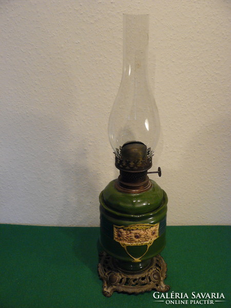 Ceramic vintage kerosene lamp
