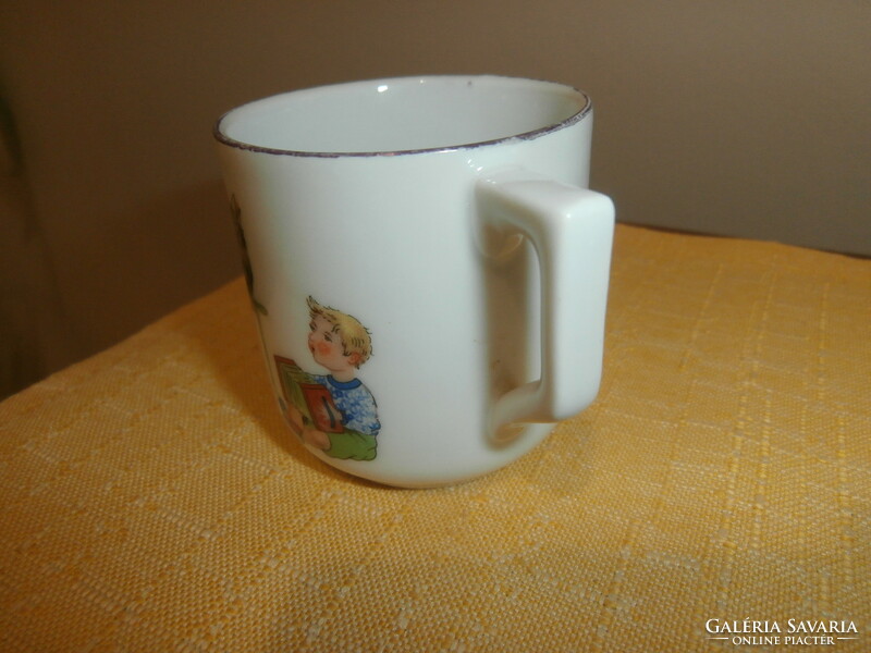 Rare collector's mini fairy cup zsolnay