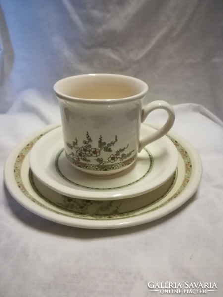 Faience breakfast set with Coloroll England mark