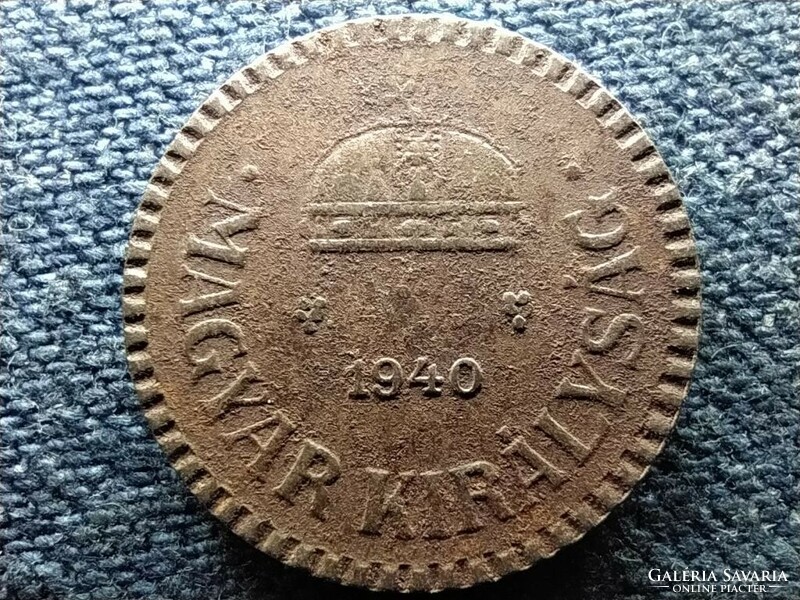 Wartime (1940-1944) iron 2 pennies 1940 bp (id68461)