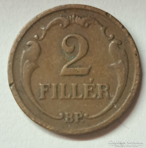 1935. Hungary 2 pennies (535)