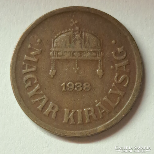 1938. Hungary 2 pennies (541)
