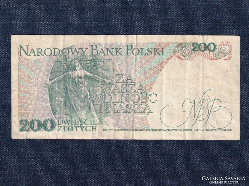 Lengyelország 200 Zloty bankjegy 1982  (id80448)