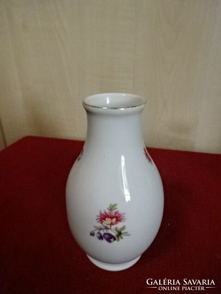 Hollóháza porcelain vase, height 11.5 cm. Jokai.