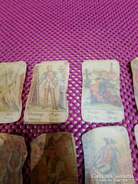 Antique sowing card fortune telling card gypsy card 32 pcs