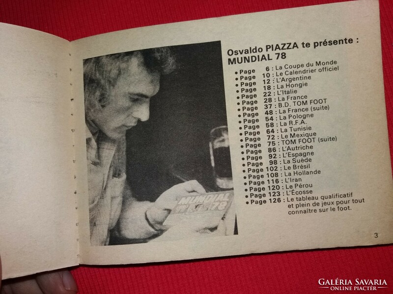 PIF Gadget melléklet 1978 MUNDIAL matricás album szép állapotban + matricákkal a képek szerint