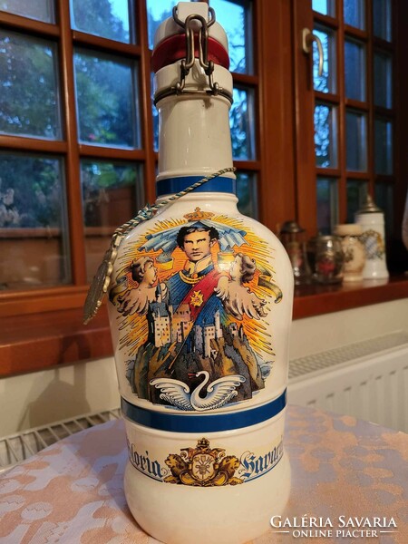 German beer jug with lid