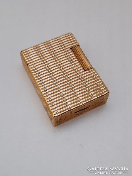 S:t: dupont paris gold-plated lighter, 20 microns