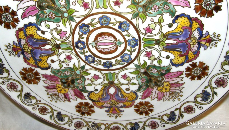 Antique xix. No. Klasterec porcelain wall plate - wall decoration - 31 cm