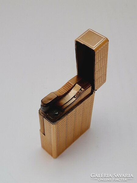 S:t: dupont paris gold-plated lighter, 20 microns