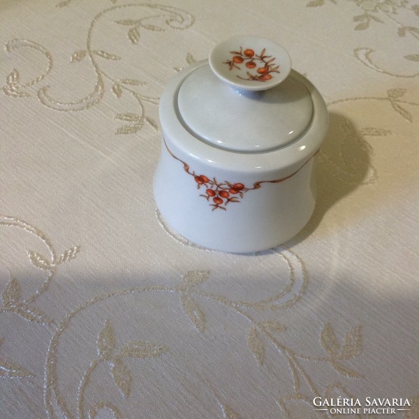 Alföldi porcelain rosehip pattern - sugar bowl
