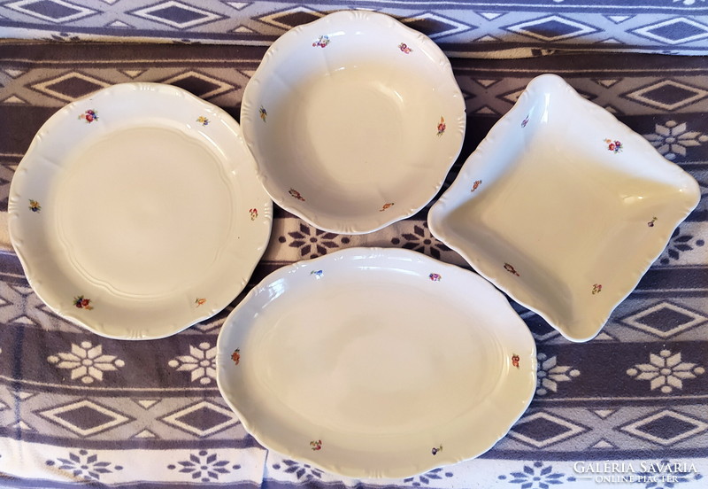 4-piece zsolnay serving set