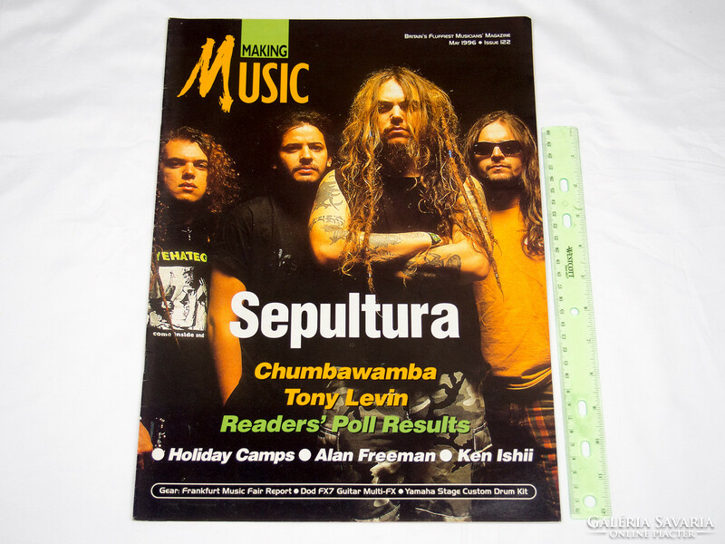 Making Music magazin 96/5 Sepultura Chumbawamba Alan Freeman Tony Levin Ishii