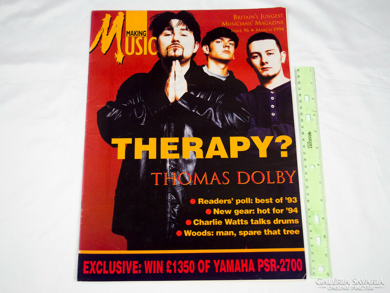 Making Music magazin 94/3 Therapy Thomas Dolby Charlie Watts Soundgarden