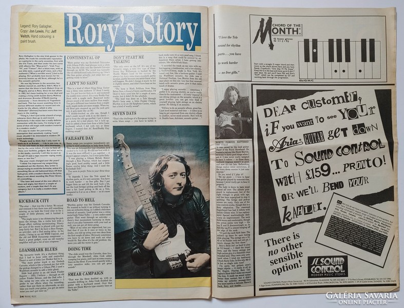 Making Music magazin 87/10 Squeeze Edwyn Collins Rory Gallagher Jaco Pastorius Sonic Youth REM