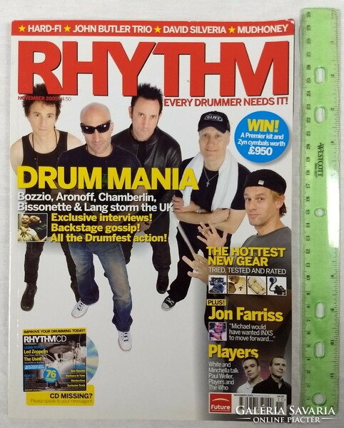 Rhythm magazin 05/11 Bozzio Aronoff Chamberlin Bissonette Lang Jon Farris
