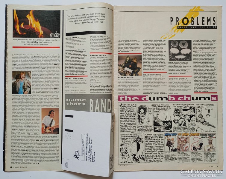 Making Music magazin 86/4 Level 42 Lofgren Marillion Eurythmics Depeche Mode