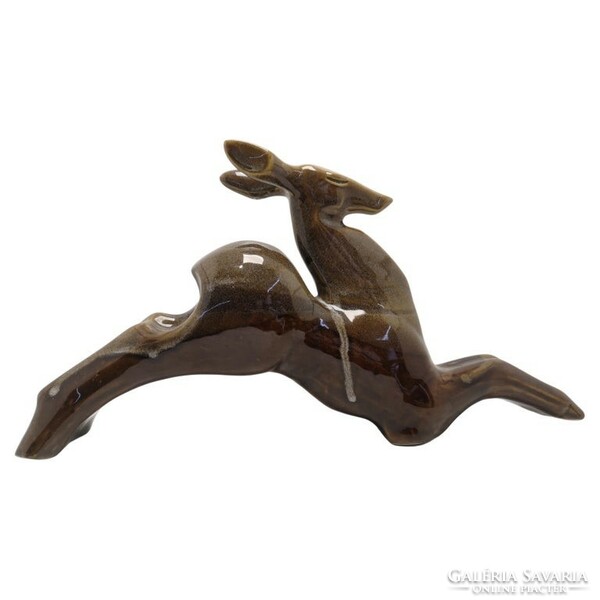 Ceramic deer figurine, presumably Russian - 5478