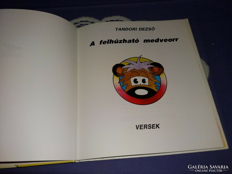 Tandori Dezső : A felhúzható medveorr gyermek versek a képek szerint