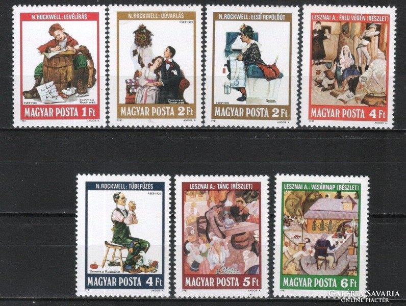 Hungarian postman 3898 mbk 3489-3495