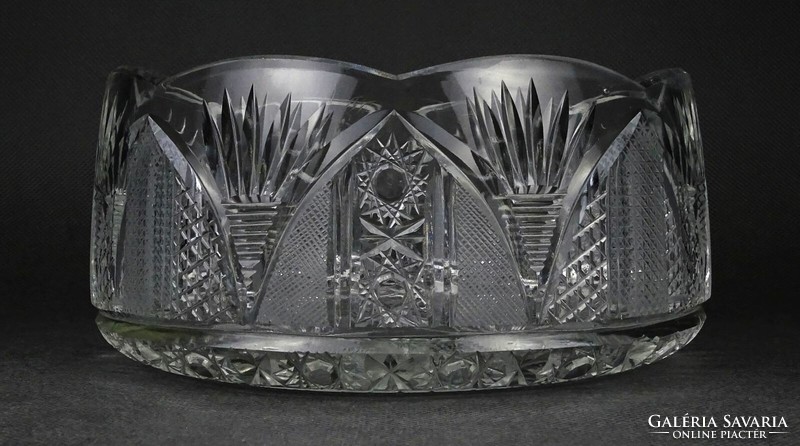 1O559 large crystal centerpiece serving bowl fruit bowl