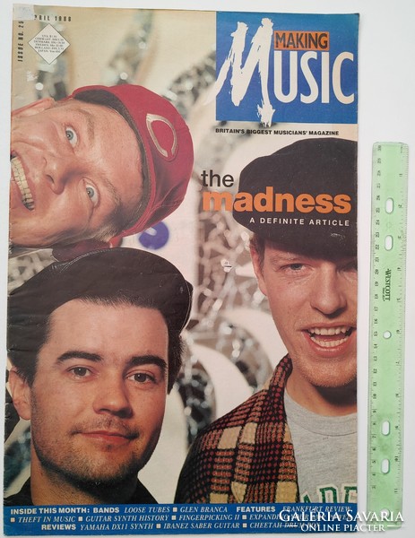 Making Music magazin 88/4 Madness Loose Tubes Morrissey Glen Branca Sid Griffin Long Ryders