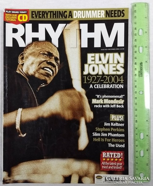 Rhythm magazin 04/12 Elvin Jones The Used Hell Is For Heroes Keltner Perkins Jim Phantom