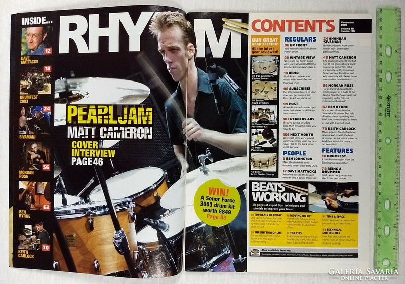 Rhythm magazin 03/11 Pearl Jam Sevendust Starsailor Dougie Wright