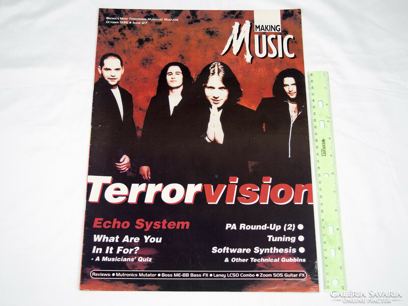 Making Music magazin 96/10 Terrorvision Echo System Catatonia Nub Pearl Jam