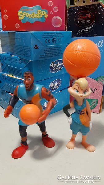 Mcdonalds Space Jam- Új kezdet figurák! Tapsi Hapsi  barátai  kosármecs figurák 2 db egyben