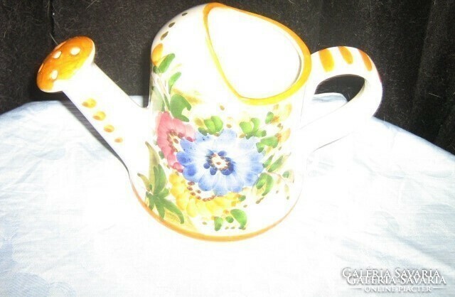 Antik vintage stílusú virágos porcelán kanna