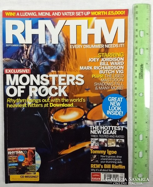 Rhythm magazin 05/9 Joey Jordison Bill Ward Butch Vig Mark Richardson Mastadon REM