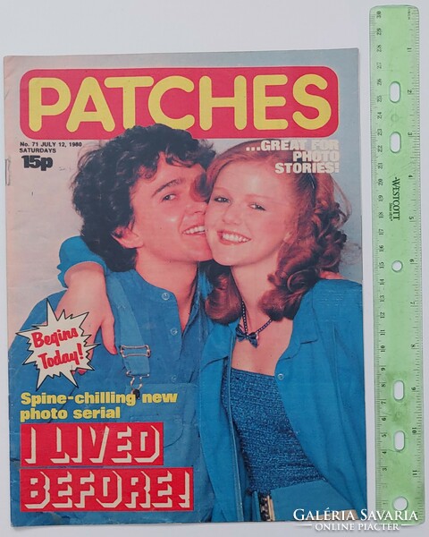 Patches magazine 80/7/12 the pretenders + girl poster jimmy baio