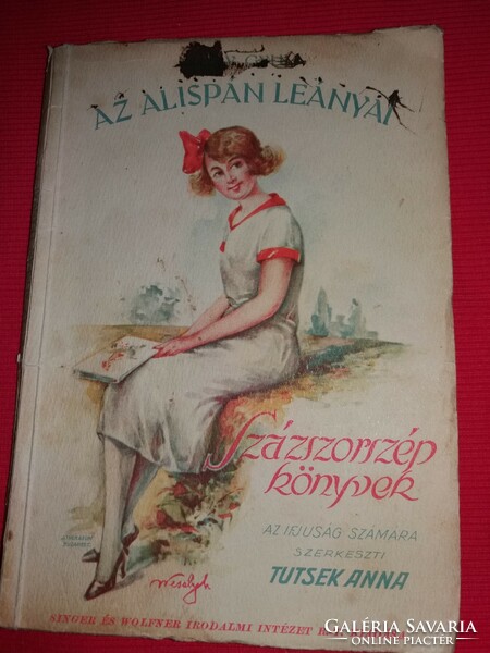 Antik KRÚDY GYULA :Az alispán leányai 1930. SINGER & Wolfner könyv regény