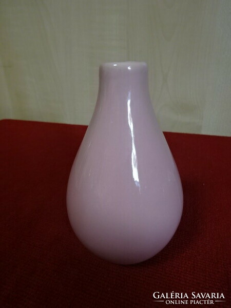 Magyar mázas kerámia váza, magassága 10 cm. Jókai.