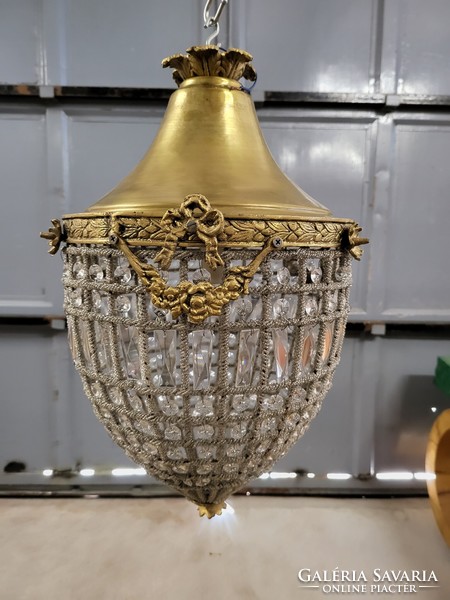 Larger empire basket chandelier, lamp