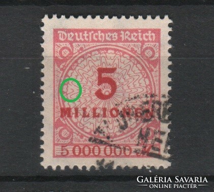 Tévnyomatok, érdekességek  1286 (Reich) Mi 317 A P HT     8,00 Euró