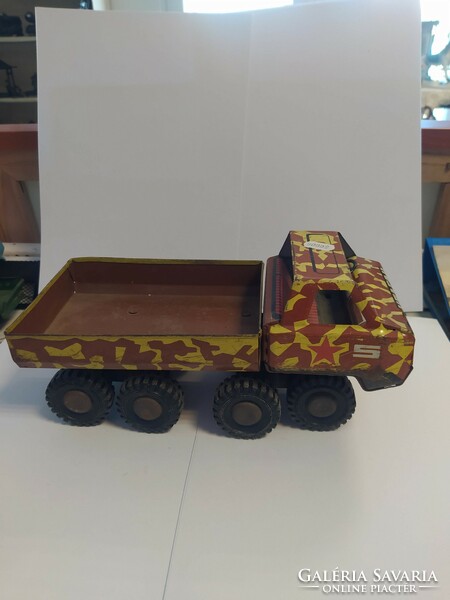 Old Russian metal toy truck