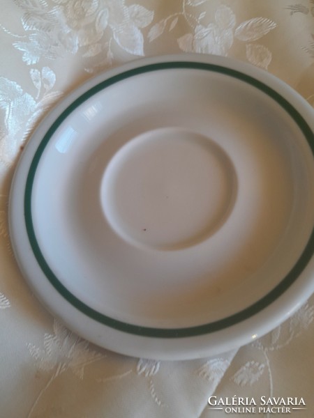 Alföldi green striped plate 13 cm