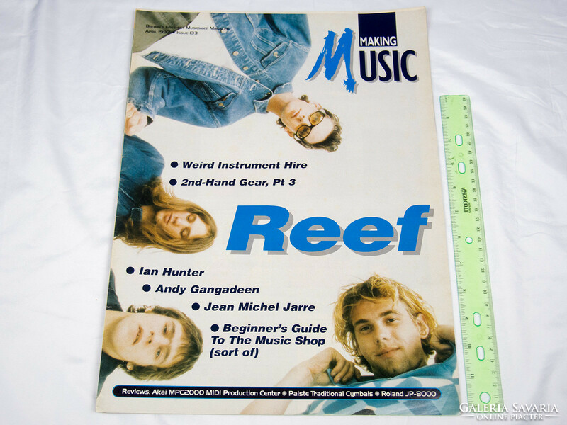 Making Music magazin 97/4 Reef Jean Michel Jarre Ian Hunter Gangadeen