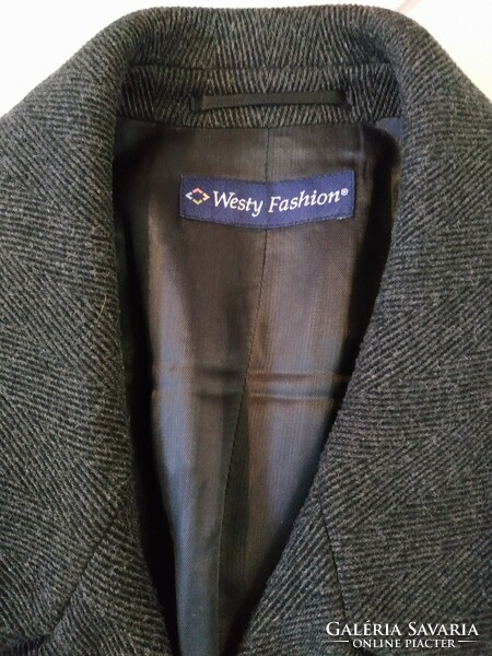 Transitional elegant jacket westy 70% wool, size 56, like new