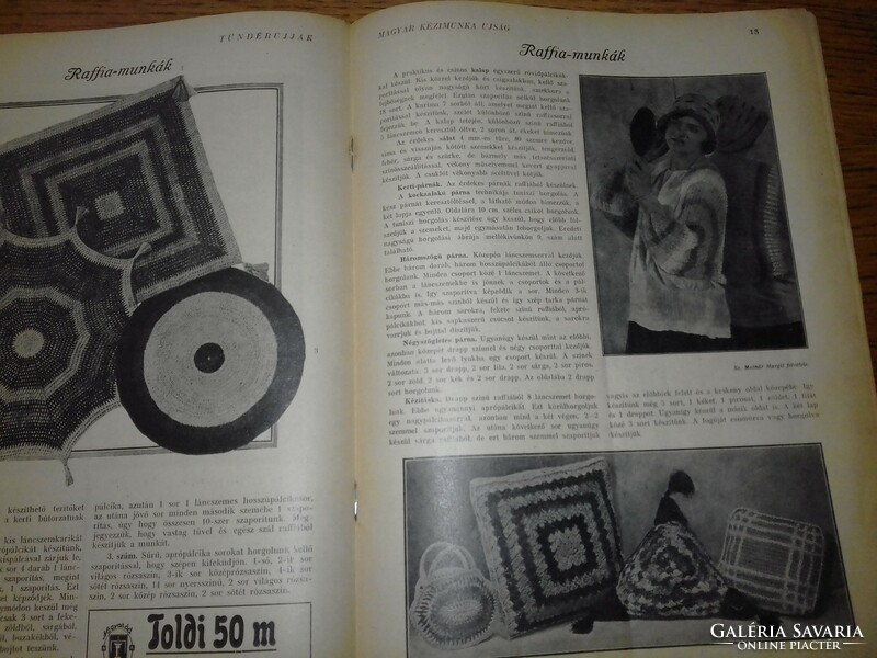 Fairy fingers, Hungarian needlework newspaper, 1928