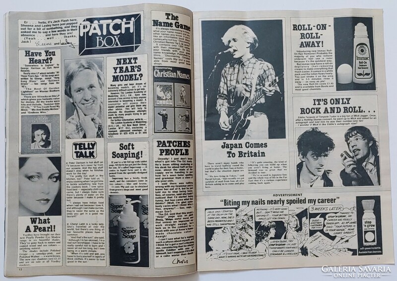Patches magazin 81/8/22 Paul Weller + Hazel O'Connor poszter